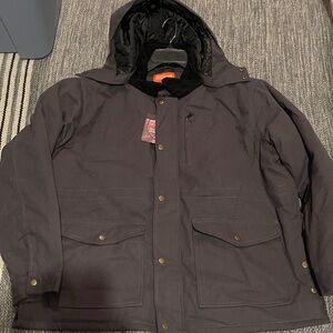 Men's grey Hooded Jacket